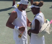 Serena Williams și Grigor Dimitrov / FOTO: Captură X@Wimbledon