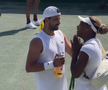 Serena Williams și Grigor Dimitrov / FOTO: Captură X@Wimbledon