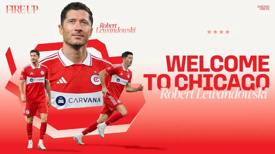 Robert Lewandowski, prezentat la Chicago Fire Robert Lewandowski, prezentat oficial la noua echipă