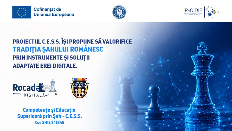 Șahul românesc intră într-o nouă etapă de modernizare. Federația Română de Șah dă startul implementării C.E.S.S.