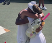 Serena Williams și Grigor Dimitrov / FOTO: Captură X@Wimbledon