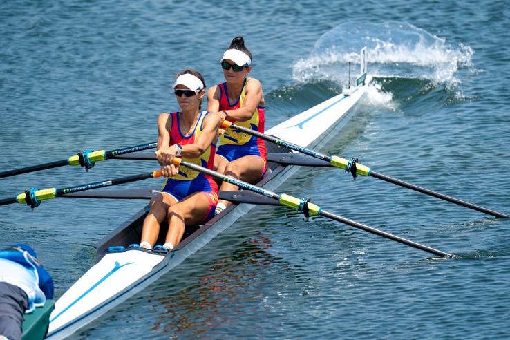 Ionela Cozmiuc-Gianina Beleagă, dublu vâsle categorie ușoară
(foto: Raed Krishan - Tokyo)