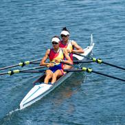 Ionela Cozmiuc-Gianina Beleagă, dublu vâsle categorie ușoară
(foto: Raed Krishan - Tokyo)