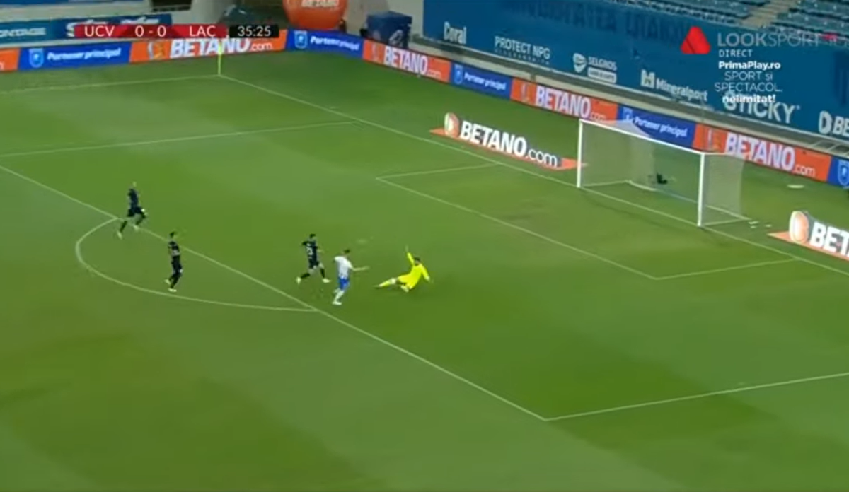 Elvir Koljic, ratare imensă în CSU Craiova - KF Laci