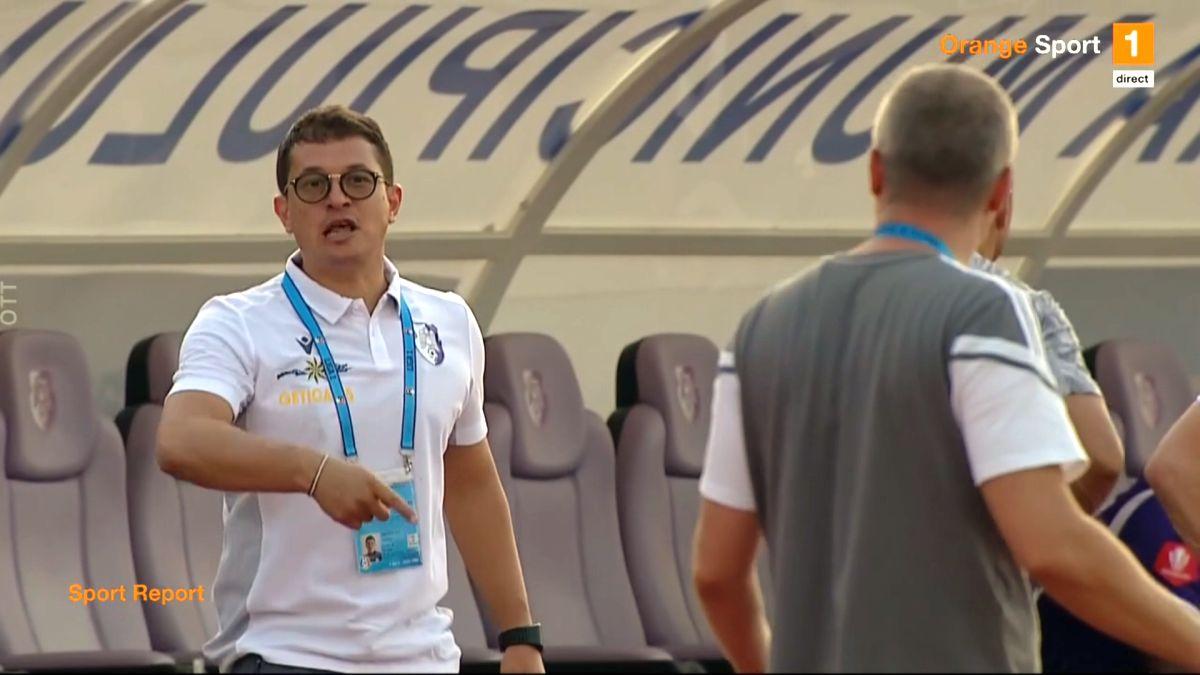 FOTO Conflict Andrei Prepeliță - Erik Lincar în FC Argeș - U Cluj 29.07.2022