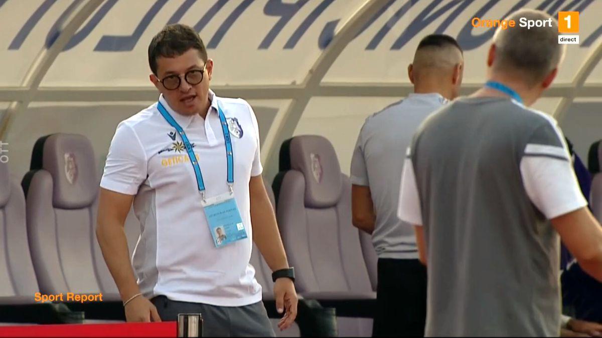 FOTO Conflict Andrei Prepeliță - Erik Lincar în FC Argeș - U Cluj 29.07.2022