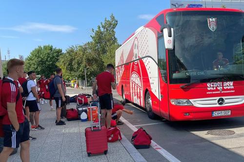 Delegația celor de la Sepsi s-a întors în această dimineață în România / FOTO: Vlad Nedelea (GSP)