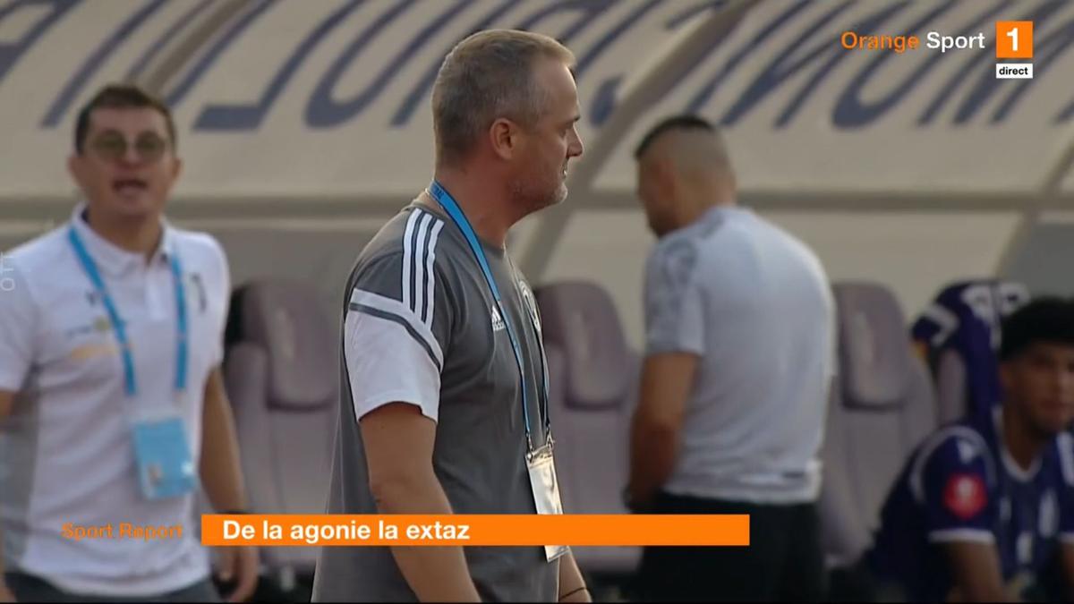 FOTO Conflict Andrei Prepeliță - Erik Lincar în FC Argeș - U Cluj 29.07.2022