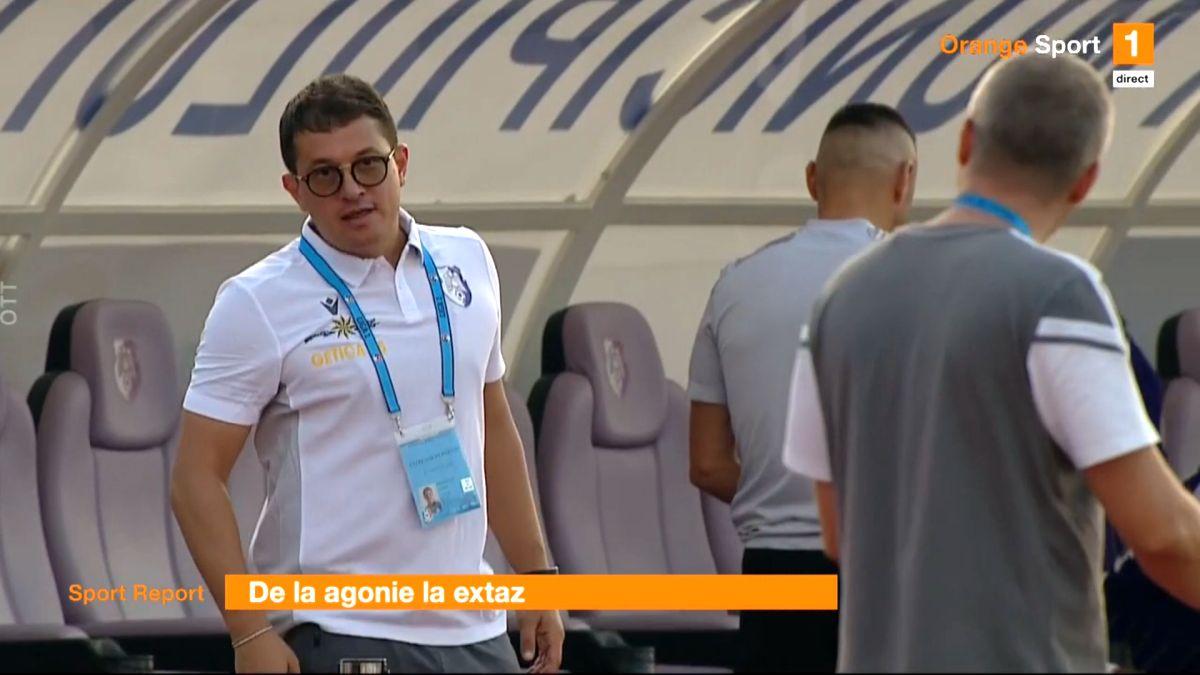 FOTO Conflict Andrei Prepeliță - Erik Lincar în FC Argeș - U Cluj 29.07.2022