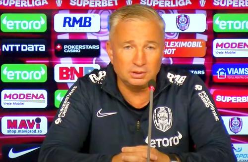Dan Petrescu (54 de ani) a prefațat meciul dintre CFR Cluj și CS Mioveni, programat sâmbătă, de la ora 21:30.