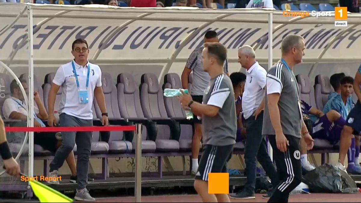 Conflict între antrenori în Liga 1, imediat după fluierul final: „N-am înțeles, îmi certa un jucător!”