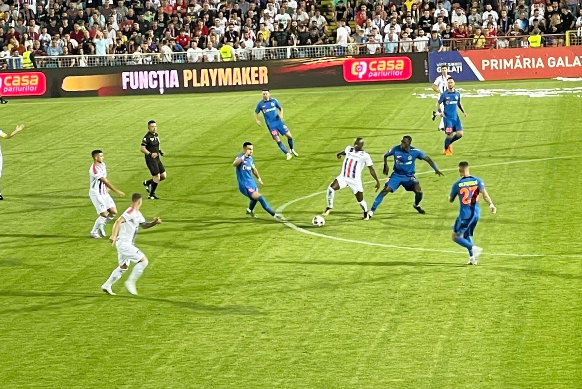 FCSB a tremurat la Galați, dar Tavi Popescu și transversala i-au salvat pe roș-albaștri! Cronica +  clasamentul actualizat din Superligă