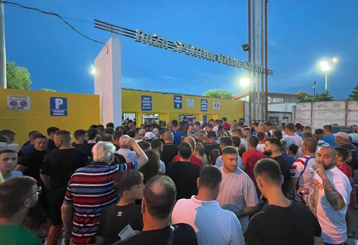 Atmosfera din Oțelul - FCSB (foto: Vlad Nedelea/GSP)