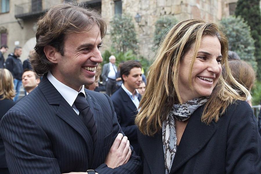 Arantxa Sánchez și Josep Santacana pe când încă erau fericiți Foto Imago Legenda care se uită rar la tenis » „Sunt mamă cu normă întreagă, copiii mei joacă fotbal!