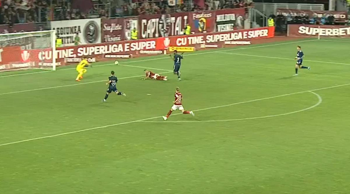 Rapid a cerut penalty în meciul cu FC Botoșani