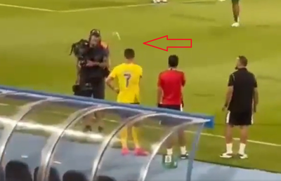 Cristiano Ronaldo, gest bădărănesc la adresa unui cameraman » Reacția antrenorului