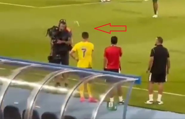 Cristiano Ronaldo, gest bădărănesc la adresa unui cameraman » Reacția antrenorului