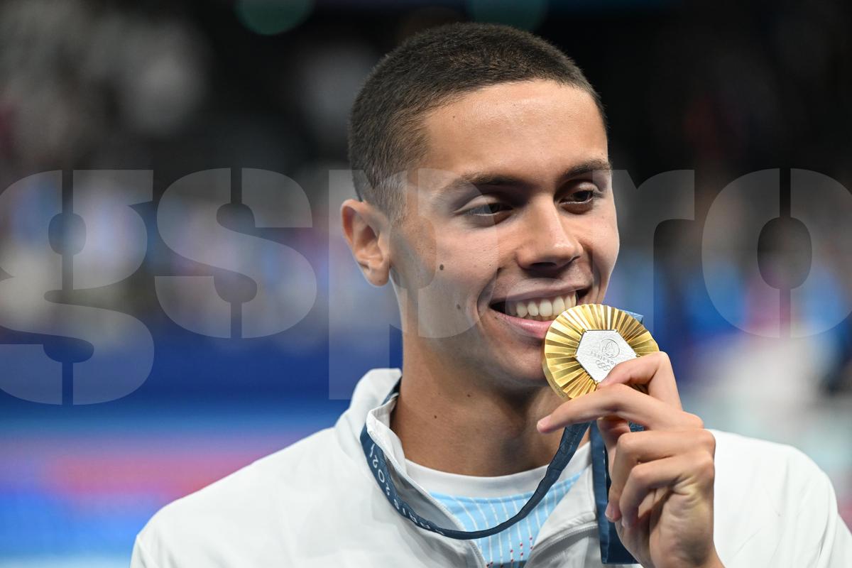 David Popovici, AUR olimpic la 200 de metri liber - Jocurile Olimpice 2024 - foto: Raed Krishan / GSP