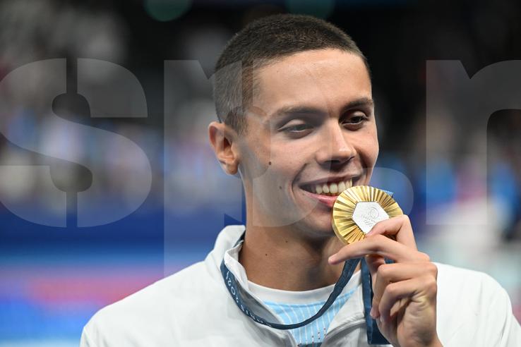 David Popovici, AUR olimpic la 200 de metri liber - Jocurile Olimpice 2024 - foto: Raed Krishan / GSP