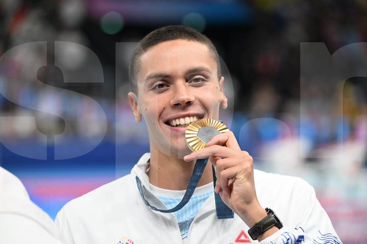 David Popovici, AUR olimpic la 200 de metri liber - Jocurile Olimpice 2024 - foto: Raed Krishan / GSP