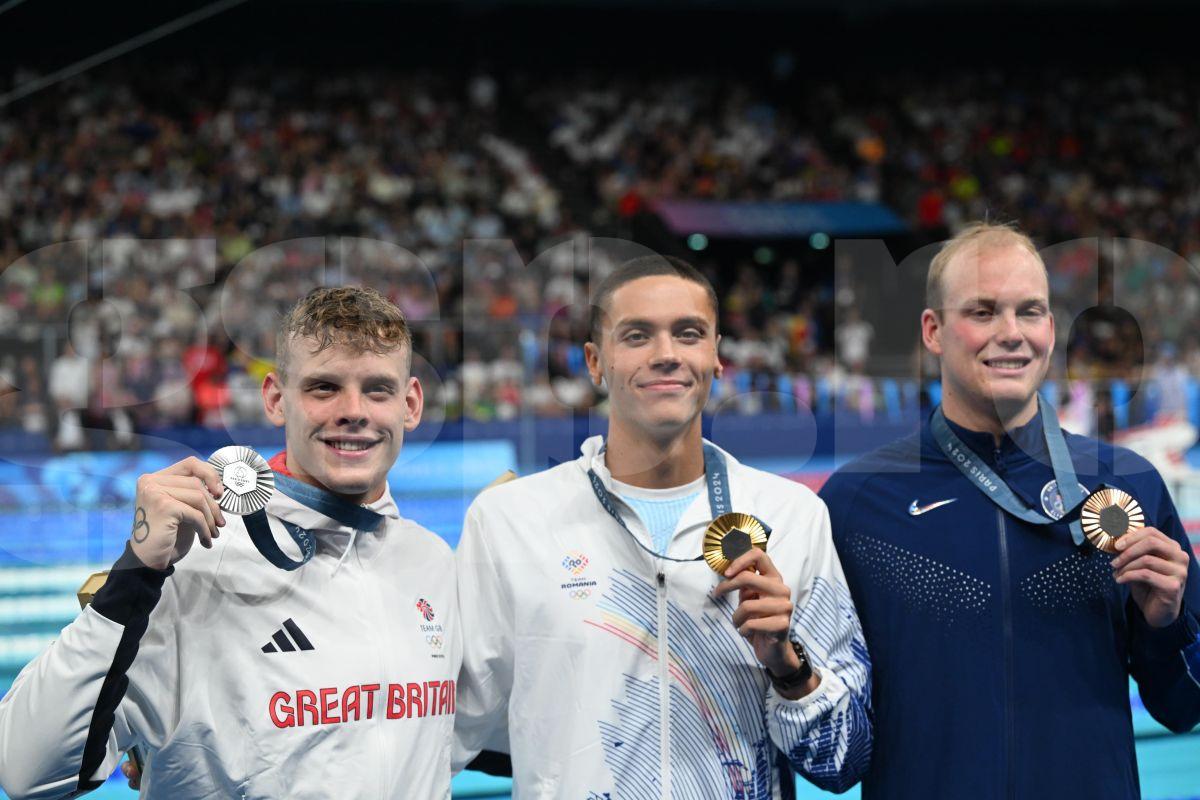 David Popovici, AUR olimpic la 200 de metri liber - Jocurile Olimpice 2024 - foto: Raed Krishan / GSP