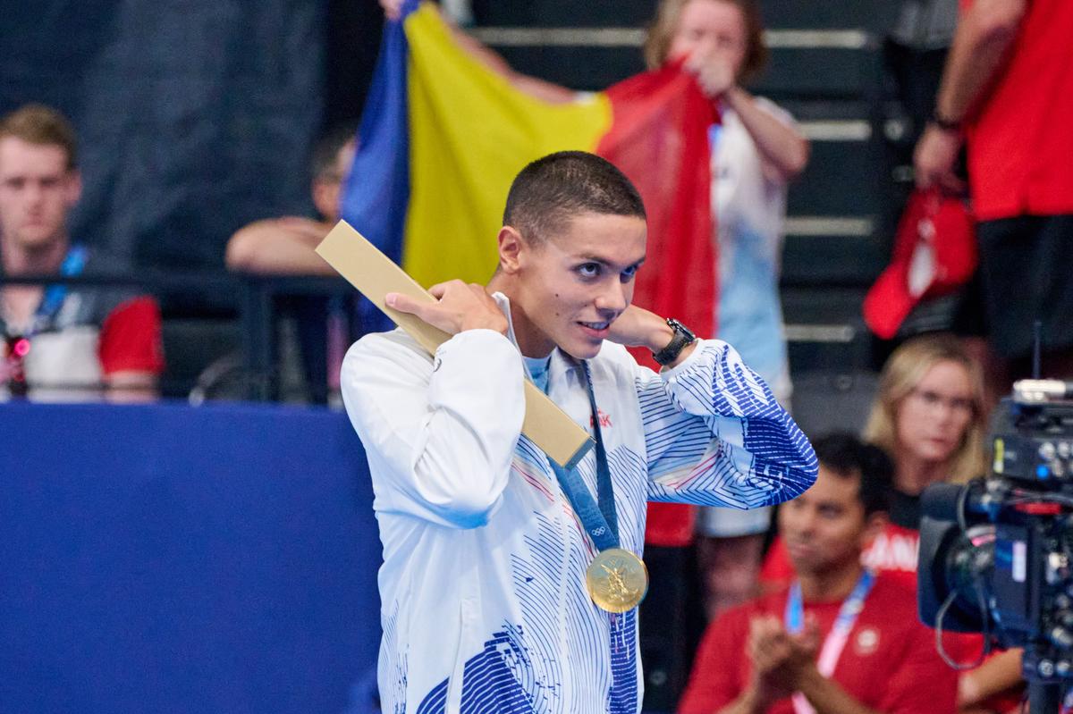 Câți bani câștigă David Popovici după succesul istoric de la Jocurile Olimpice