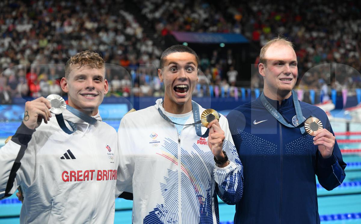 David Popovici, AUR olimpic la 200 de metri liber - Jocurile Olimpice 2024 - foto: Raed Krishan / GSP