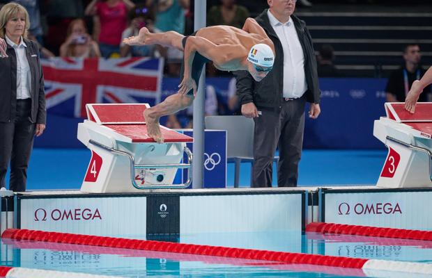 Programul românilor în ziua de marți, 30 iulie, la Jocurile Olimpice: David Popovici revine în La Defense Arena pentru proba de 100 m liber + Rezultatele din 29 iulie