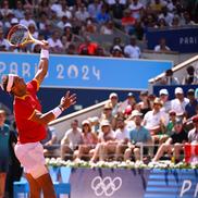 Novak Djokovic - Rafael Nadal la Jocurile Olimpice 2024 /  foto: Raed Krishan