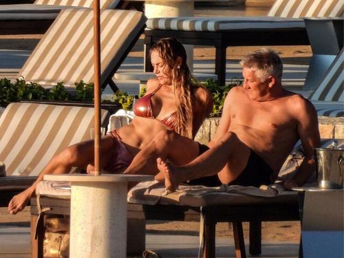 Silva Kapitanova și Bastian Schweinsteiger în Mallorca