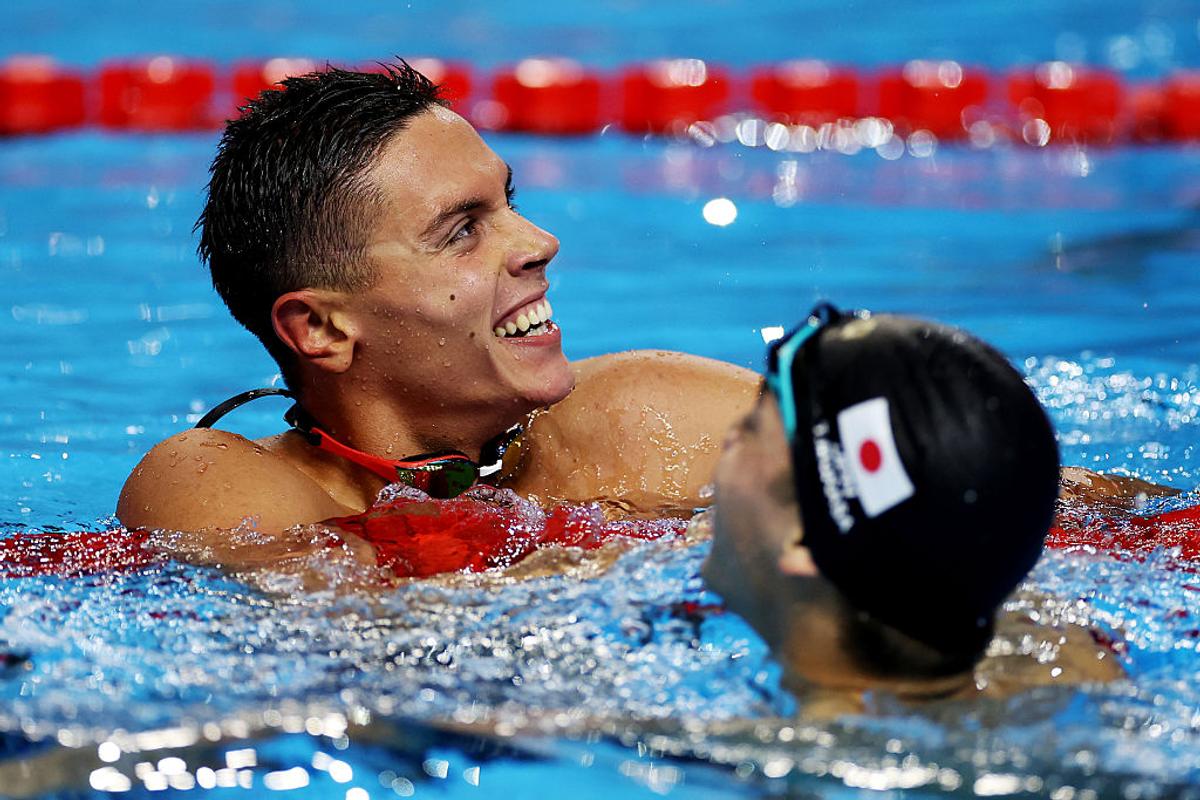 David Popovici, campion mondial la 200 de metri liber în Singapore