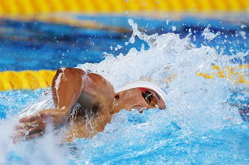 David Popovici, campion mondial la 200 de metri liber în Singapore! Imagini senzaționale la câteva secunde după triumf. Sursă: Getty Images