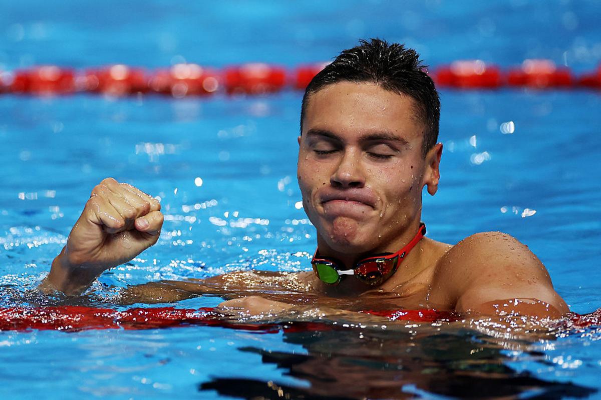 David Popovici, campion mondial la 200 de metri liber în Singapore