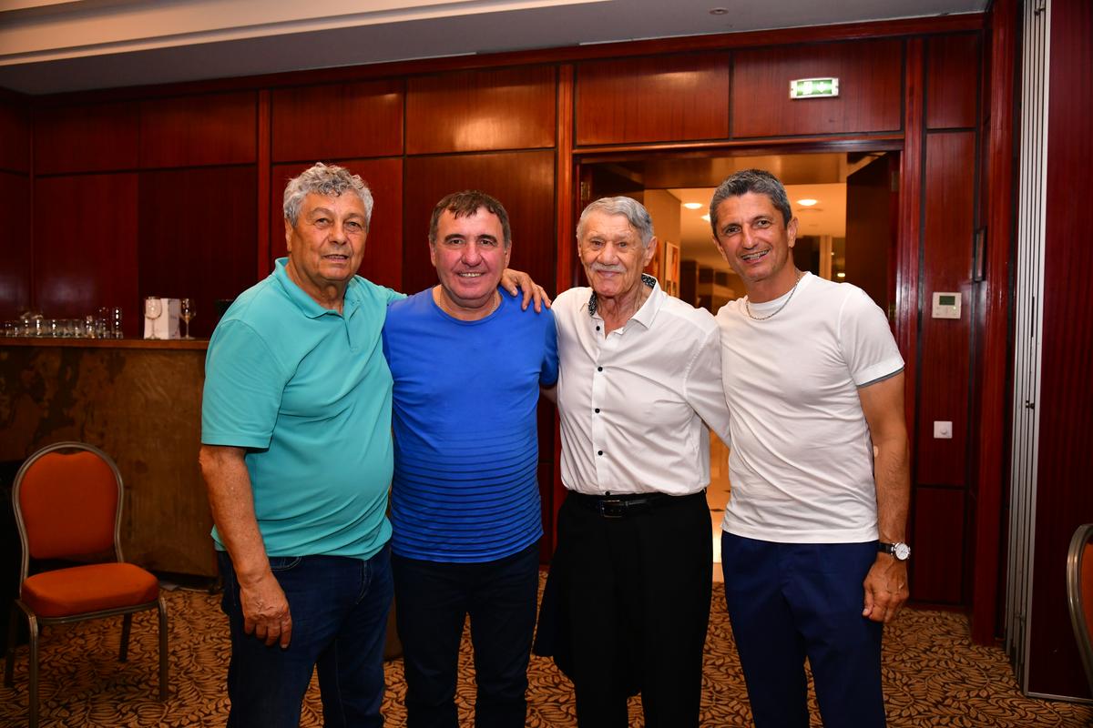 L-au făcut pe Copos să scoată banii! Imagini printre mese de la petrecerea lui Mircea Lucescu » Momentul care a declanșat o criză de râs