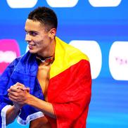 David Popovici, campion mondial la 200 de metri liber în Singapore! Imagini senzaționale la câteva secunde după triumf. Sursă: Getty Images