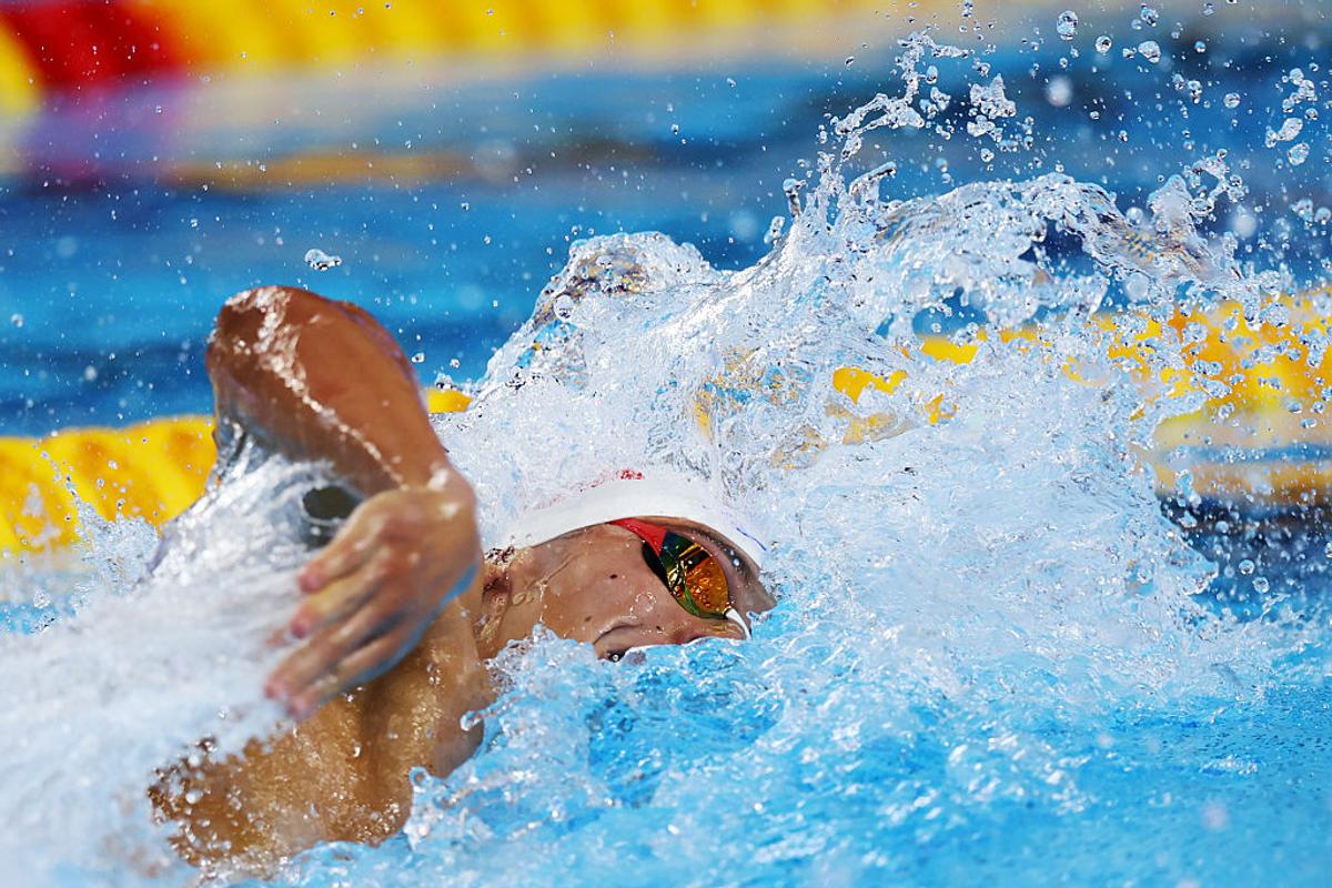 David Popovici, campion mondial la 200 de metri liber în Singapore