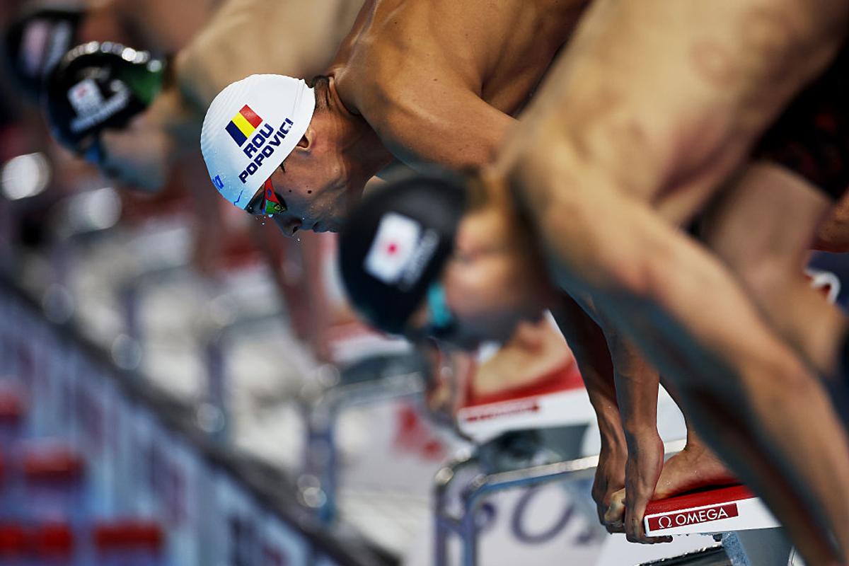 David Popovici, campion mondial la 200 de metri liber în Singapore