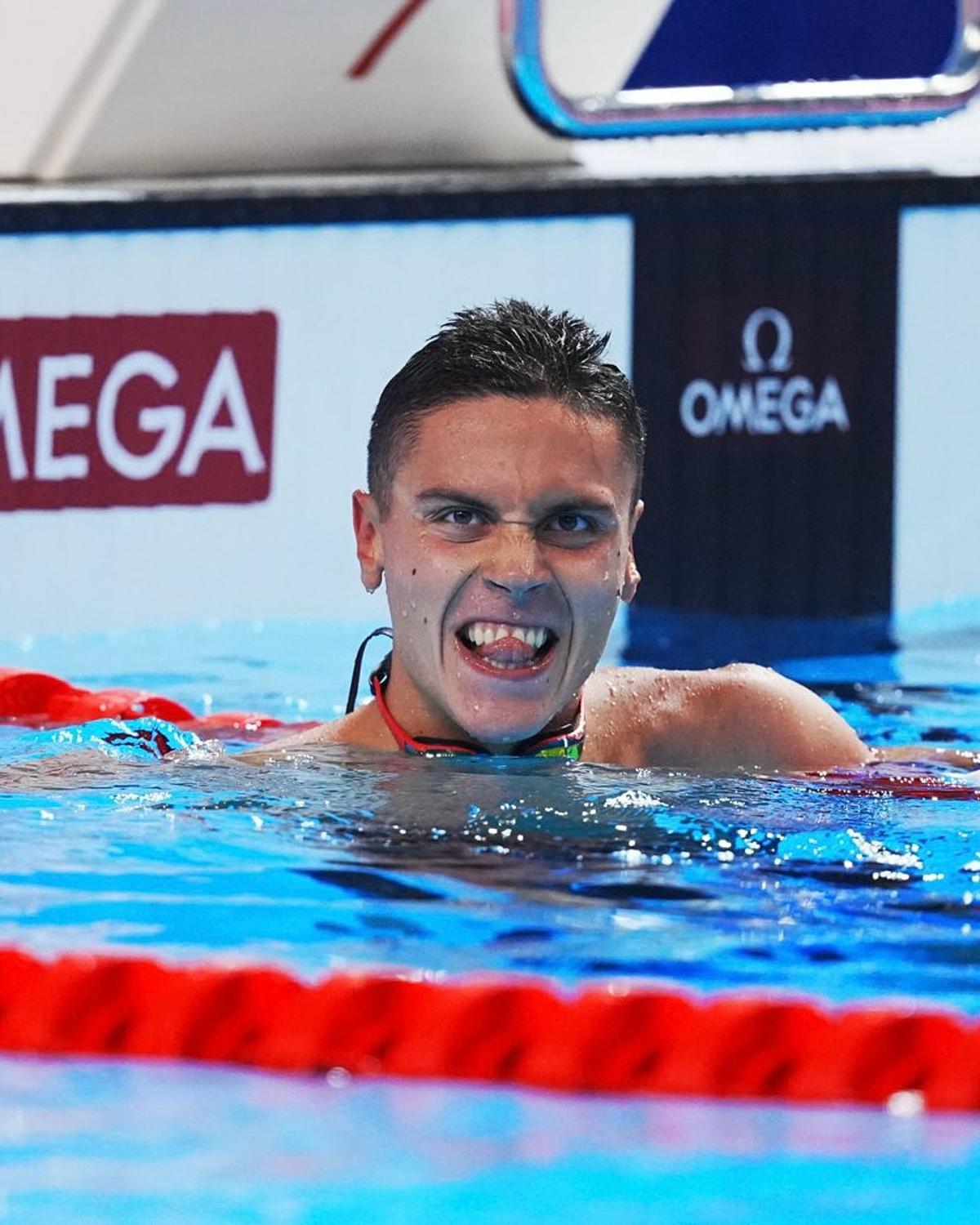 David Popovici, campion mondial la 200 de metri liber în Singapore