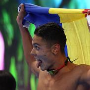 David Popovici, campion mondial la 200 de metri liber în Singapore! Imagini senzaționale la câteva secunde după triumf. Sursă: Getty Images
