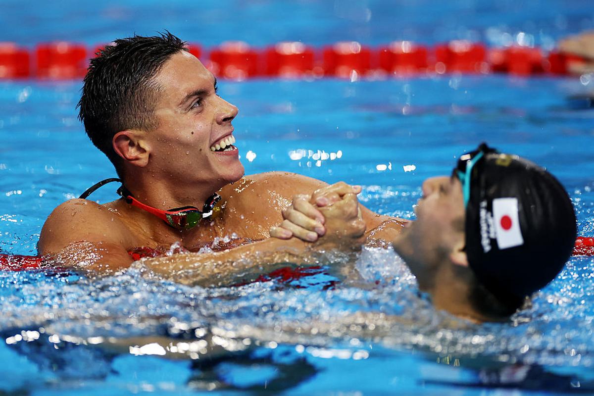 David Popovici, campion mondial la 200 de metri liber în Singapore