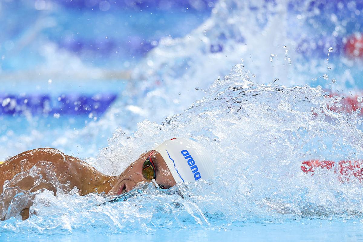 Camelia Potec, reacție după medalia de aur a lui David Popovici la 200 m liber: „Am avut o cursă de infarct”