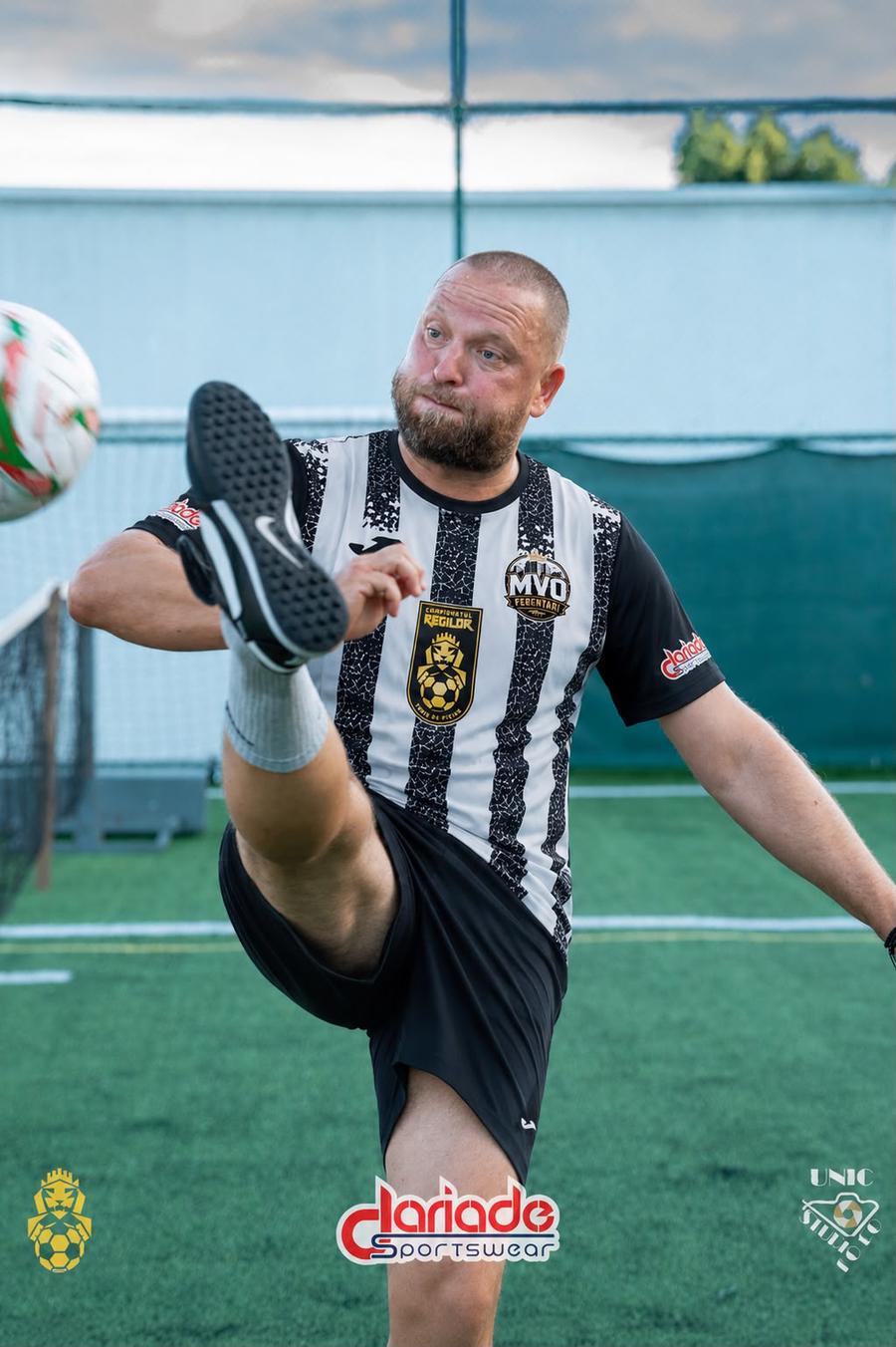 Eugen Trică devine imaginea Campionatului Regilor. O nouă competiție de tenis cu piciorul își propune să ridice standardele acestui sport în România