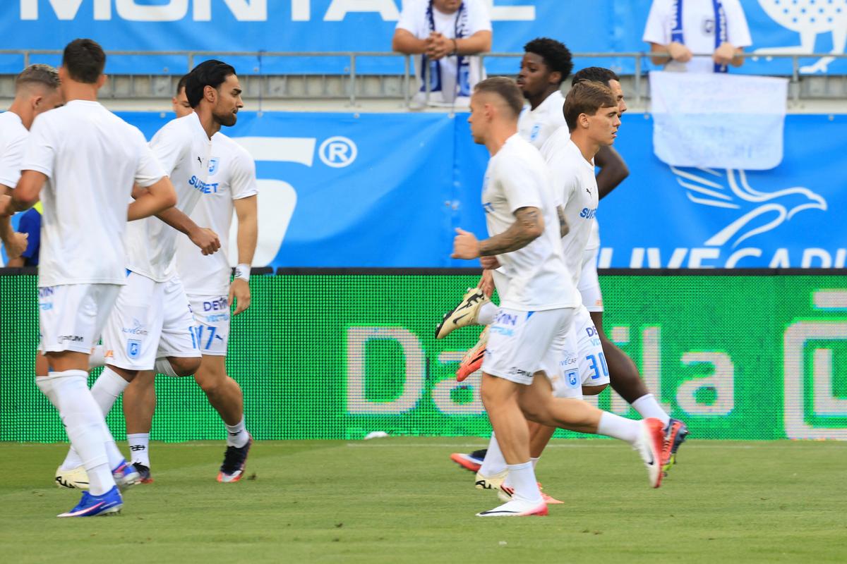 Craiova - Levski, imagini de la nivelul gazonului