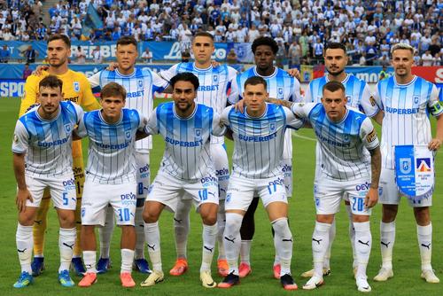 Pe hârtie, Universitatea Craiova e favorită la calificarea în grupa XXL la Europa League  / FOTO: Ionuț Iordache (GSP)