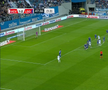 Golul marcat de Adrian Rus în Universitatea Craiova - Levski Sofia / Foto: Captură Prima Sport 1
