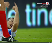 Anzor Mekvabishvili s-a accidentat în Universitatea Craiova - Levski Sofia // FOTO: captură Prima Sport