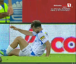Anzor Mekvabishvili s-a accidentat în Universitatea Craiova - Levski Sofia // FOTO: captură Prima Sport