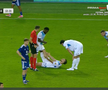 Anzor Mekvabishvili s-a accidentat în Universitatea Craiova - Levski Sofia // FOTO: captură Prima Sport