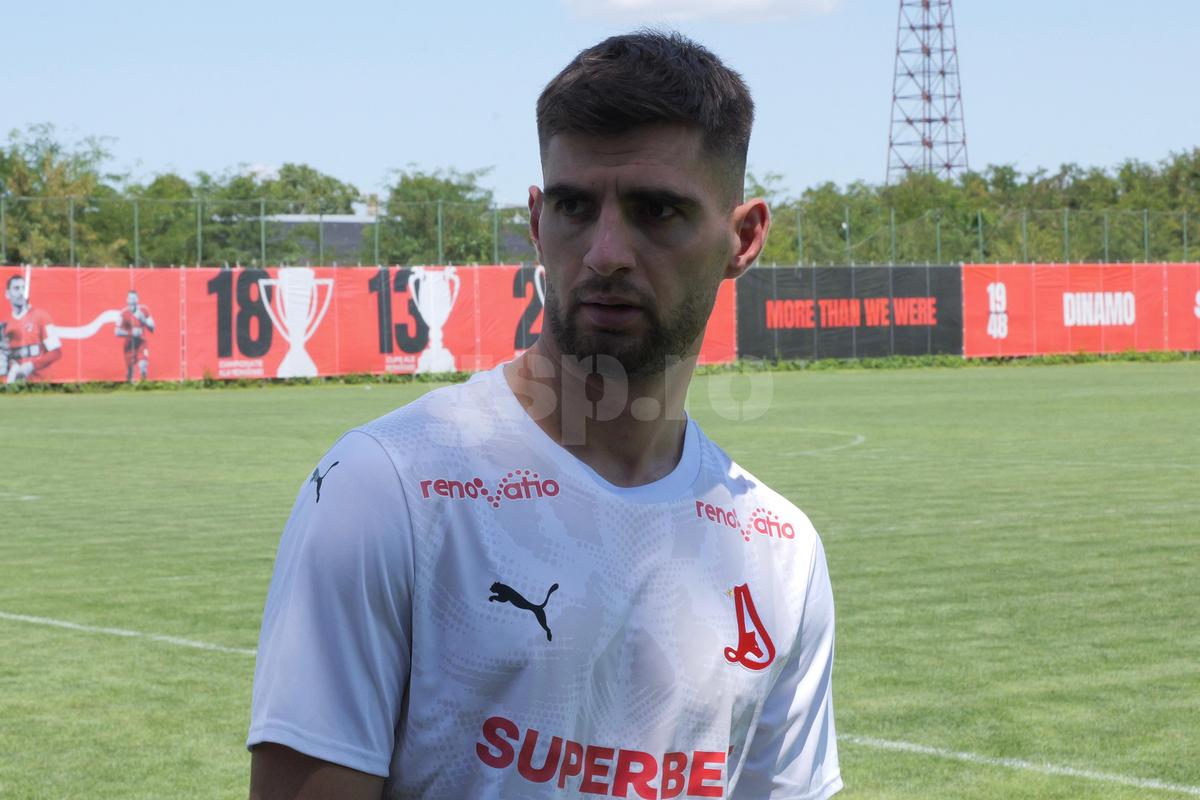 Imran Fetai, la antrenamentul lui Dinamo