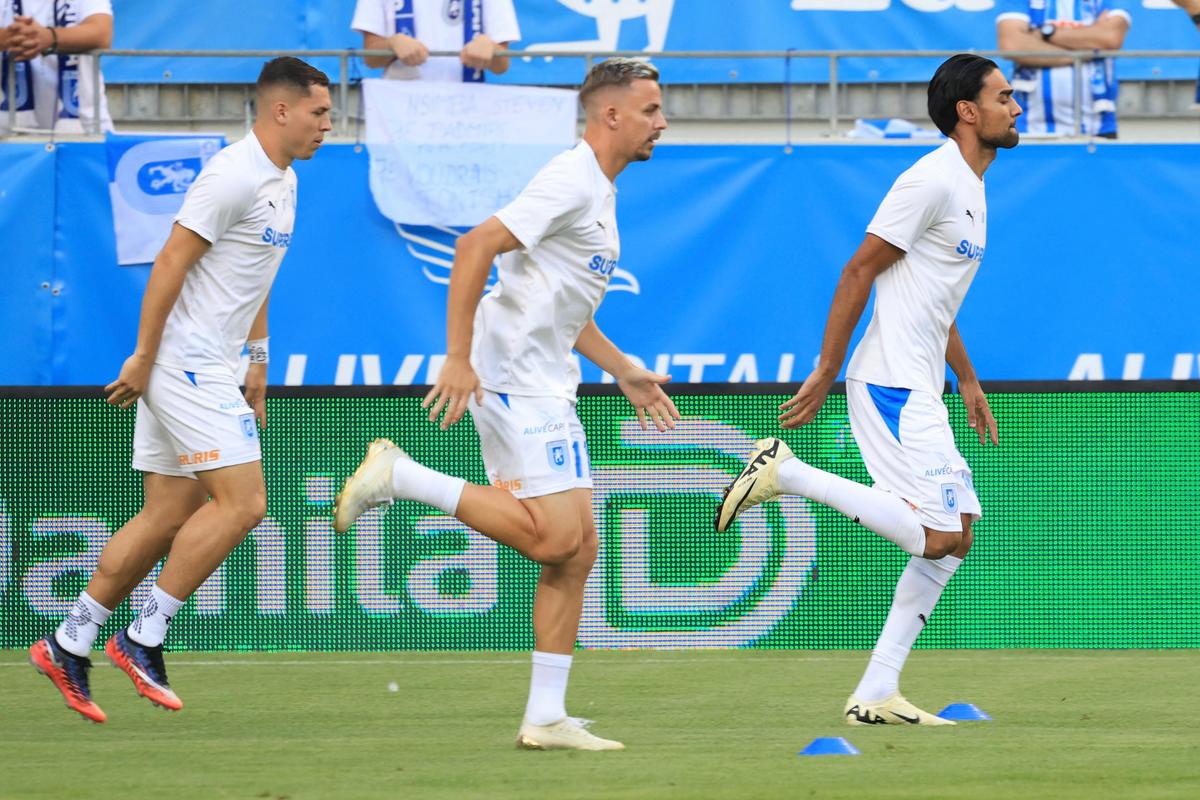 Craiova - Levski, imagini de la nivelul gazonului